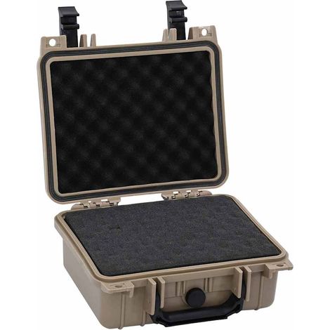 Étui rigide avec stockage Couleur sable 27 x 24,5 x 12,5 cm CFW48710 (1/5)