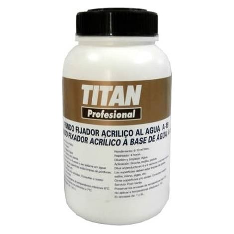 Fondo Fijador Acrilico al Agua A19 TITAN 1 Litro