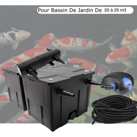 Kit De Filtration Complet Avec UV 36W Pour Bassin De Jardin De 30m3 (1/5)