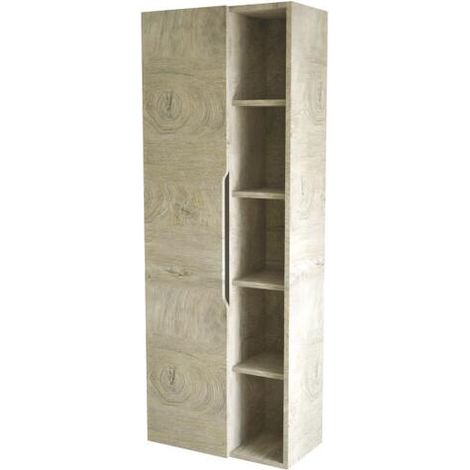 ONDEE - Columna de almacenaje colgante doble ALASKA - 50 cm - Madera - 1 puerta