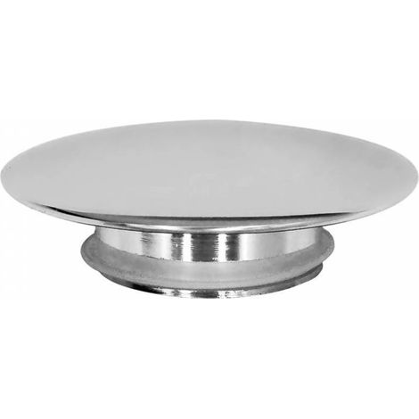 BOUCHON DE COUVERCLE EN LAITON CHROMÉ Dimensions : diamètre 63 mm