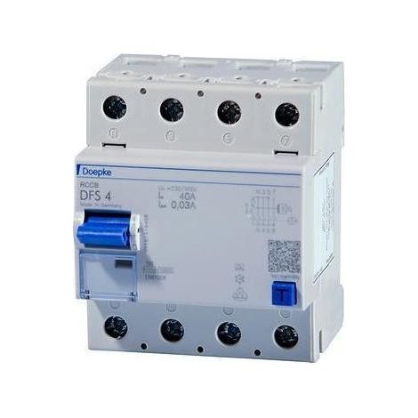 Fehlerstromschutzschalter DFS 4 040-4/0,30-A puls- und wechselstromsensitiv Typ A (1/5)