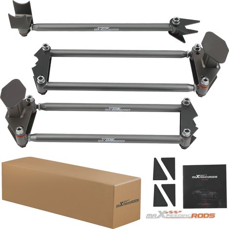 Universal Rear Weld-On Parallel 4 Link Suspension Kit with 24" bars + Mountings (1/5)