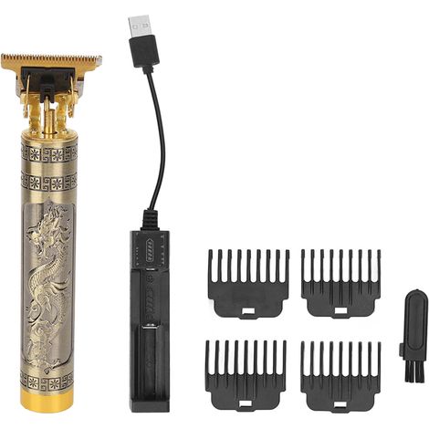 Kit tondeuse cheveux électrique professionnel homme femme, coupe-coiffure rasoir réglable, set complet pour salon maison (1/5)
