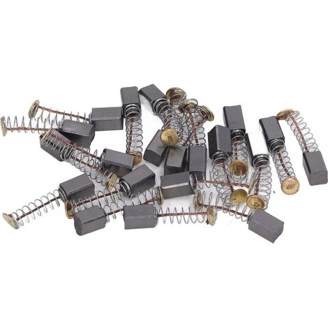 20PCS balais moteur cuivre anti-usure 5x5x8mm rechange pour meuleuse angle perceuse sèche-cheveux mélangeur taille-haie (1/5)