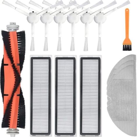 Filiyano-Pièces de rechange pour aspirateur robot Bot L10 Pro : brosse principale, brosse latérale, filtre et lingette de nettoyage (1/5)