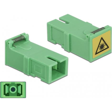 Delock Acoplador con protecciÃ³n lÃ¡ser flip SC Simplex hembra a SC Simplex hembra 4 piezas