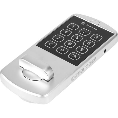 Kit de serrures électroniques sans clé à code d'accès pour portes de classeurs et armoires, idéal pour la maison et le bureau. Modèle vertical avec verrou de sécurité.