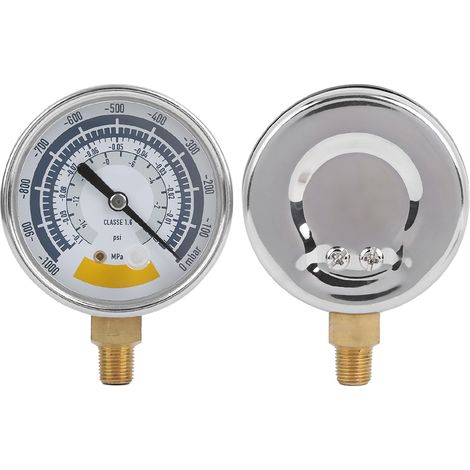 Manomètre de pression précis pour pompe à vide 0-14 psi, raccord NPT 1/8 po (1/5)