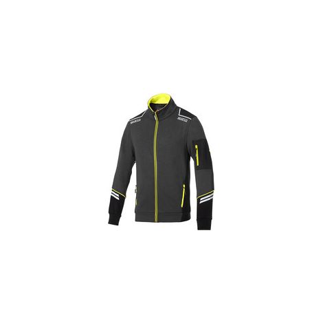 SPARCO FELPA ALABAMA GREY YELLOW TG XS
