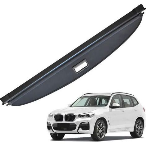 "Bagagliaio - BMW X3 (dal 2018) - Nero - Tenda avvolgibile retrattile - Tessuto impermeabile"