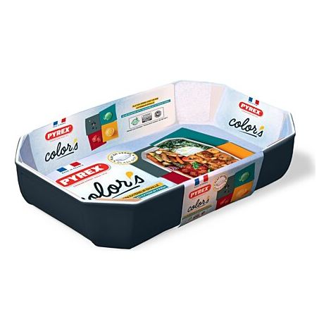 Kochschüssel Pyrex Grau (33 x 22 cm)