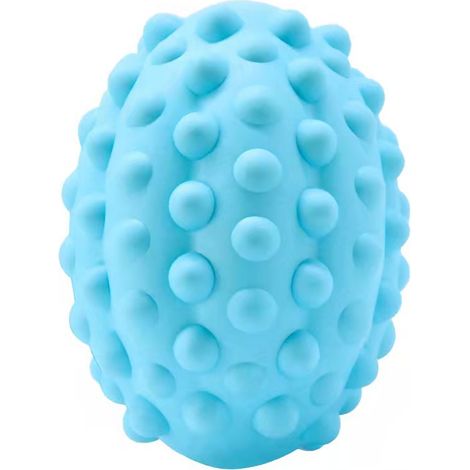 Dog Toy(Light Blue) Indestructible, Non-Toxic Natural Rubber Squeaky Dog Toy, Sturdy Toothbrush for (1/5)