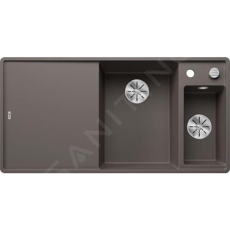 Blanco Axia III 6 - Évier en silgranit, 990x500 mm, avec commande de vidage et accessoires, InFino, gris 527232 (1/5)