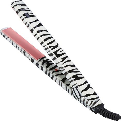 Lisseur de Cheveux Électrique Portable, Fer à Friser et Lisser Style Zèbre, Prise UE, Outil de Coiffage à Mains Libres, 1 Pièce (1/5)
