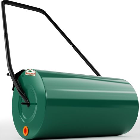 GARDEBRUK® Rasenwalze 60cm 50L gepolsterter Griff Schmutzabweiser befüllbar Handwalze Rasenroller Gartenwalze Ackerwalze (1/7)