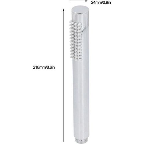 Pommeau De Douche - Cuivre - Buse En Silicone - Raccord G1/2 - Argent - 1 Pièce (1/5)
