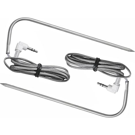 Lot de 2 sondes de rechange pour thermomètre à viande de 3,5 mm, compatibles avec les grills à granulés de bois Traeger
