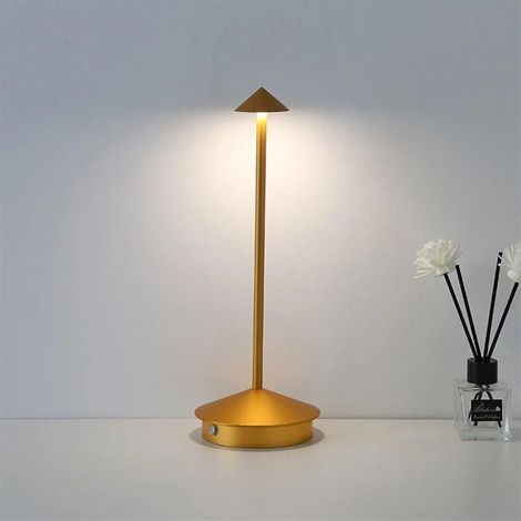 Mushroom-shaped table lamp (1 piece), USB rechargeable, portable LED bedside lamp, suitable for the bedroom. (1/5)