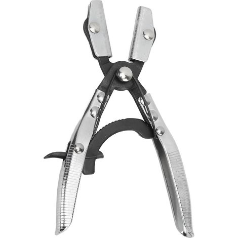 Pince à collier de serrage universelle réglable à mâchoires verrouillables pour durite de liquide de refroidissement de radiateur de voiture (8 pouces, 20,3 cm).-AquaForge