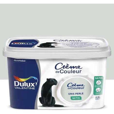 Valentine Crema di Colore Satin 2,5l Perla Grigia - Dulux Valentine
