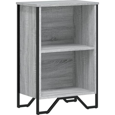Maison Exclusive - Libreria Grigio Sonoma 50x31x74,5 cm in Legno Multistrato