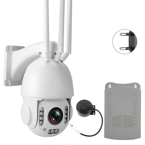 Caméra Dôme PTZ 5MP IP66 1080P 30X Zoom Optique Sans Fil 4G/3G, Compatible ONVIF (1/5)