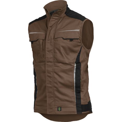 Leibwächter Weste Flex-Line FLEXV Gr. 4XL haselnuss/schwarz (1/2)