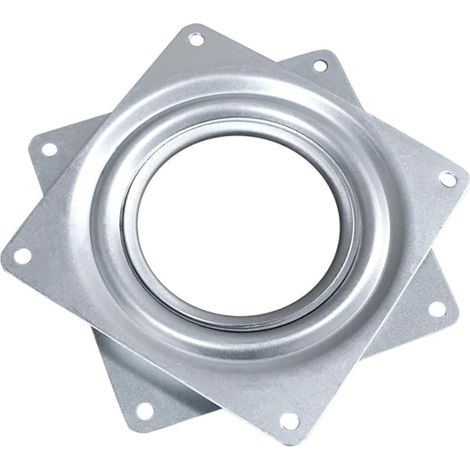 Un plateau tournant de 10 cm avec roulements à billes, une plateforme rotative robuste et durable adaptée aux platines vinyles, téléviseurs, tables à manger, etc. (1/5)