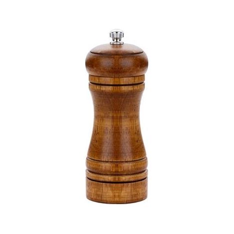 Moulin à poivre manuel en bois pour moulin à poivre noir (petit chêne 14 cm), (1/5)