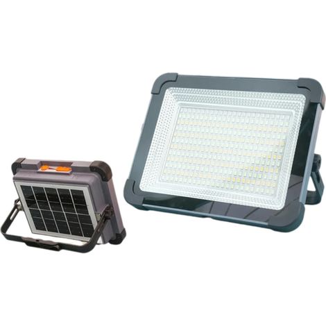 ALOVEZ Solar-LED-Straßenleuchte für den Außenbereich – Lange Akkulaufzeit, ideal für Camping, Baustellen und Wanderungen – Wetterfest