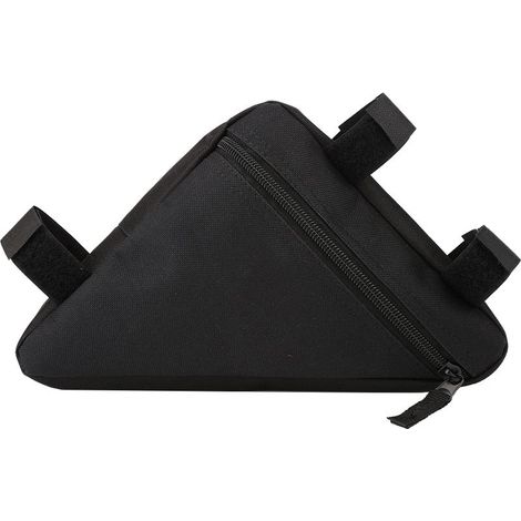 Schnellspanner-Vordersattel, Fahrradzubehör, Oberrohr, dreieckige Werkzeugtasche (schwarz) (1/5)