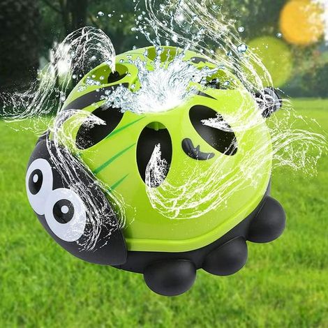 Jouet d'arrosage pour enfants, pulvérisateur d'eau ludique, jeu d'eau jardin, arroseur extérieur été, accessoire aquatique coccinelle, amusement plein air. (1/5)
