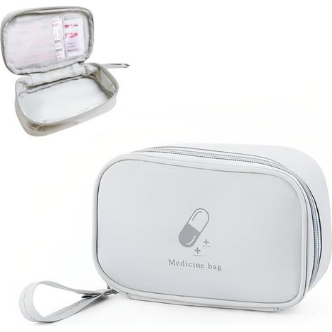 Mini Trousse de Secours Vide, Trousse Pharmacie Voyage, Trousse Premiers Secours, Boite Pharmacie, Sac de Médecine Portable (1/4)
