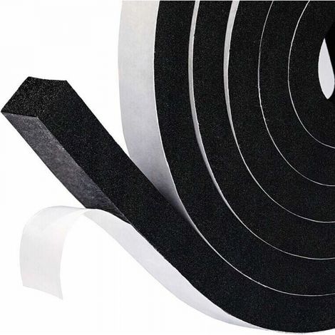 Joints de portes et fenêtres en mousse visqueuse, brise-vent de bas de porte, joints anti-collision et insonorisants [2 mètres 2 rouleaux] (1/5)