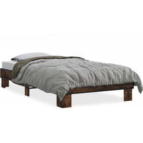 Maison Exclusive - Giroletto Rovere Fumo 75x190 cm in Legno Multistrato e Metallo (1/5)