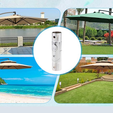 Accessoires pour parasol de terrasse, remplacement de parapluie, pièces de rechange réglables pour le jardin de terrasse pour l'extérieur (1/4)
