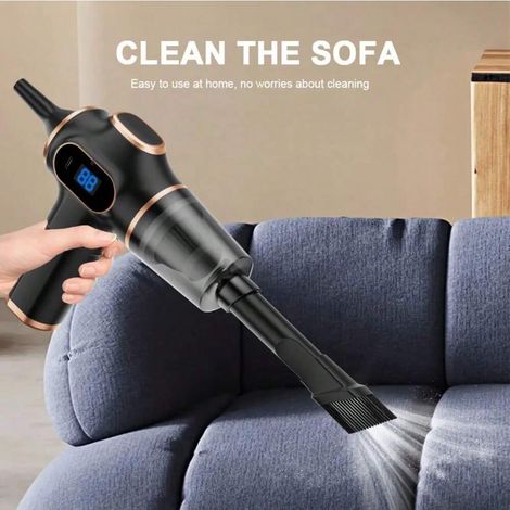 Aspirateur anti-insectes, attrapeur d'araignées, aspirateur d'insectes sans fil portable, pour voiture, rechargeable par USB, forte aspiration, 1 pièce, noir. (1/4)
