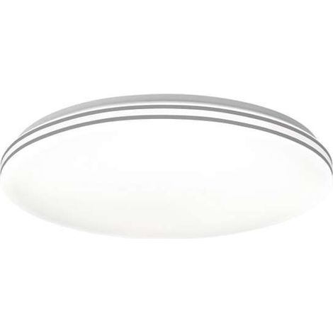 Plafón led modelo Indra acabado plata, 6cm(alto) 40cm(ancho) 40cm(fondo) . (1/2)