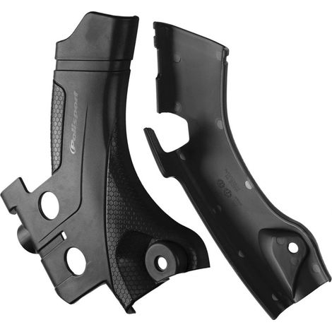Juego de protectores de chasis Polisport CRF 250 450 22 23 21, color negro y resistentes.