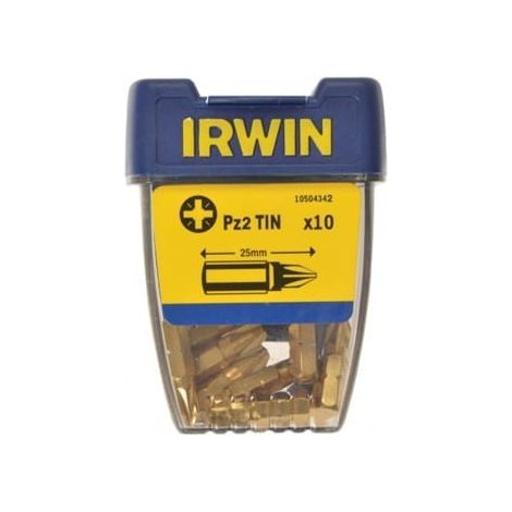 IRWIN-SPITZE PZ2 x 25 mm TIN /10 Stück