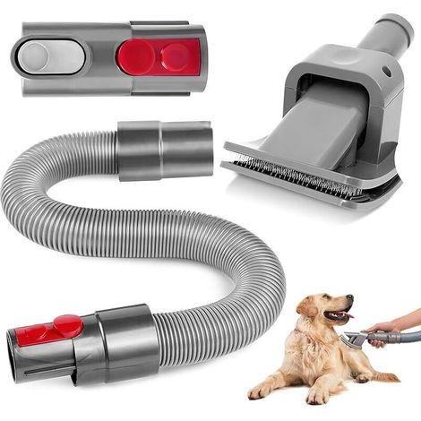 Spazzola per cani KEEPOW per Dyson V11 V10 V8 V7 V6, spazzola per peli di animali domestici per aspirapolvere Dyson con tubo di prolunga e adattatore, kit per la toelettatura degli animali domestici 9