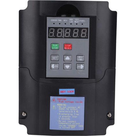 Frequency converter, 1/3-phase input AC 180–250 V, 3-phase output 220 V, 3 kW VFD frequency converter, for 180–250 V motors (1/5)