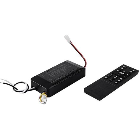 Kit de control remoto para ventilador de techo Ausi, controlador regulable con ajustes de frecuencia variables y función de monitoreo de batería. (1/5)