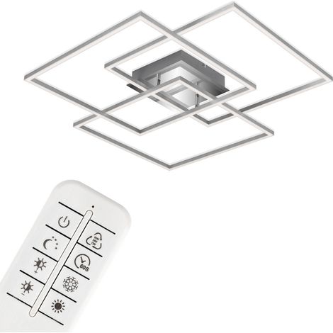 LED Deckenleuchte 52W dimmbar 70x70 cm mit Fernbedienung (1/5)