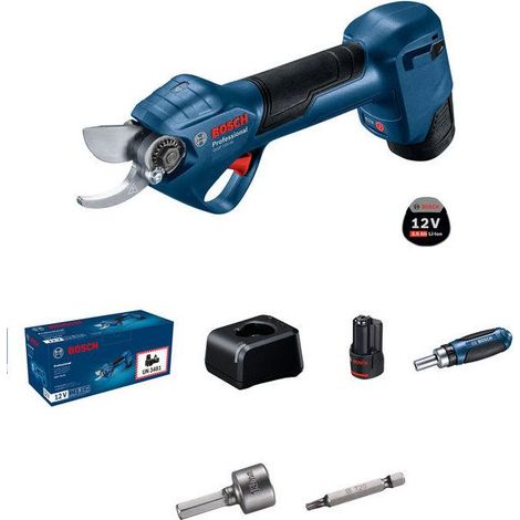 Sierra de poda inalámbrica Pro Pruner GGP 12V-25 Profesional con 2 Baterías + 1 Cargador - BOSCH - 06008D8100