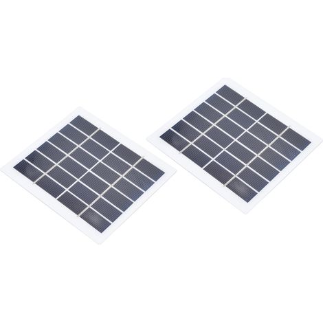 Set mit 2 GiantofSun 6V 2W monokristallinen Solarmodulen, Photovoltaikzellen ohne Batterie, Lieferung in Luftpolsterfolie (1/5)