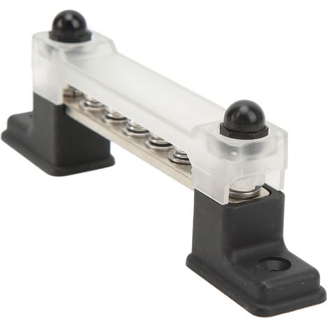 Bloc de distribution électrique à 6 bornes 12-48 V 150 A avec barre omnibus pour voitures, camping-cars, bateaux, yachts et camions (1/5)