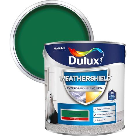 Dulux Weathershield Exterior Gloss Paint - Buckingham - 2.5L