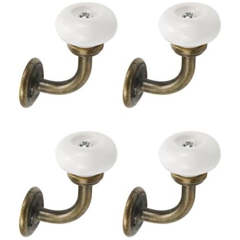Guide inférieur pour portes coulissantes de douche, 6 x 2 x 2 cm, acier inoxydable, guide inférieur pour portes coulissantes, pour bureau et maison (1/4)